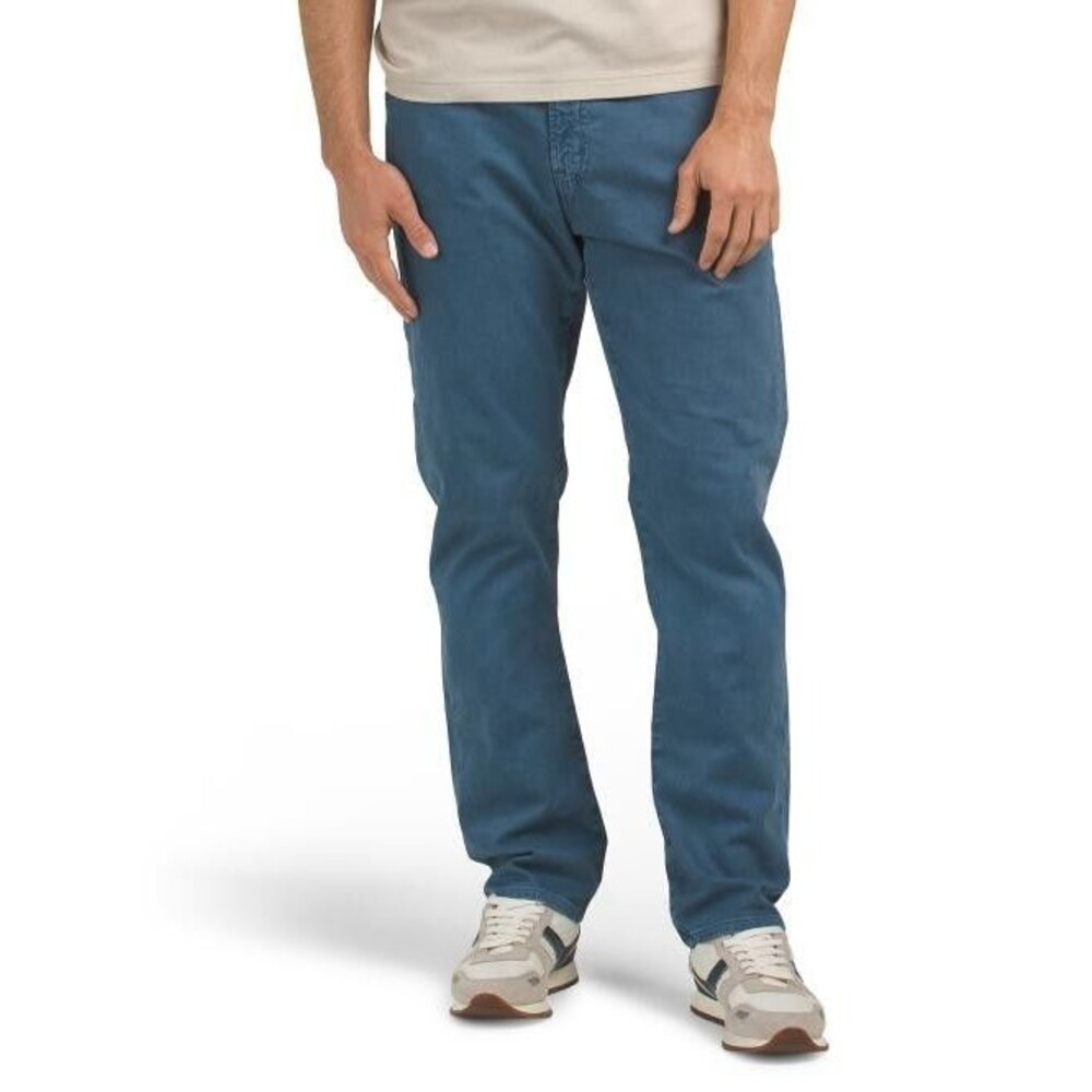AG Adriano Goldschmied mens Everett Bright Night Sueded Sateen Pants size 31x34